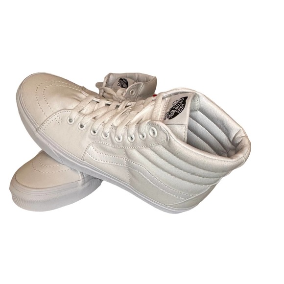 Vans - NWT SK8-Hi Top Sneakers, True White, Size:EU40.5/M8/W9.5 - Picture 6 of 9